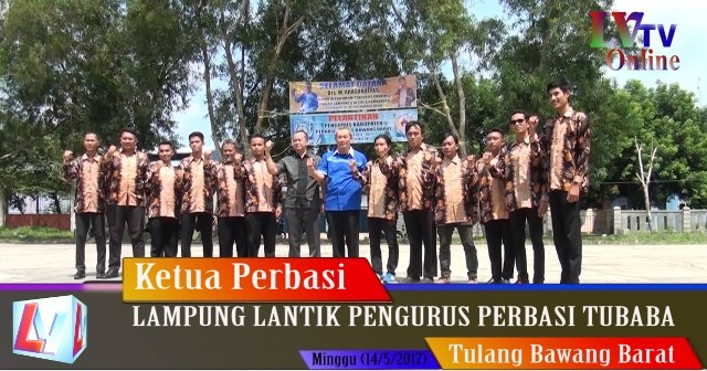 Ketua Perbasi Lampung Lantik Pengurus Perbasi Tubaba