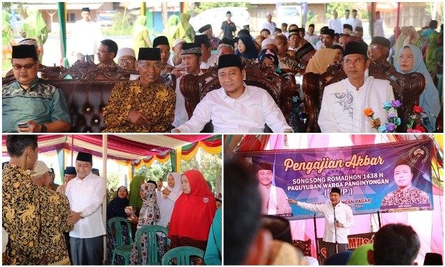 Bupati Lampura Menghadiri Pengajian Akbar Songsong Ramadhan 1438 Hijriah