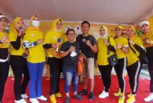 Senam Sehat Ceria Bersama KPPG Kota Palembang