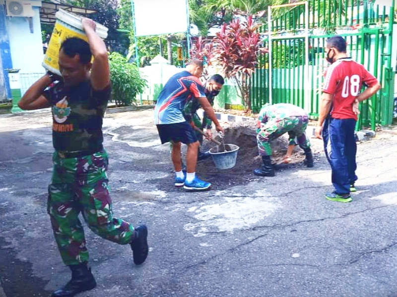 Manfaatkan Waktu, Koramil Nogosari berbenah