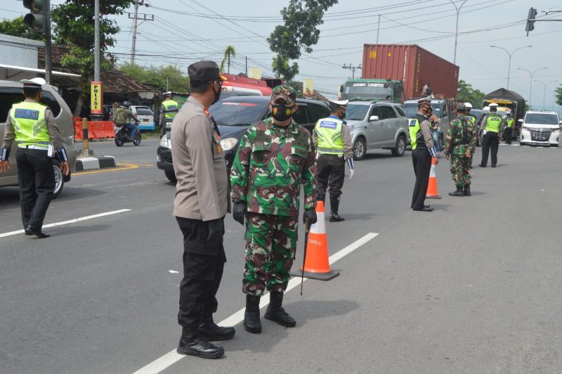 Dandim Bersama Waka Polres Boyolali Pimpin Langsung Operasi Yustisi