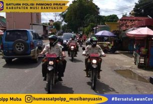 Satpol PP Muba Patroli Kamtib Linmas di Sejumlah Objek Wisata