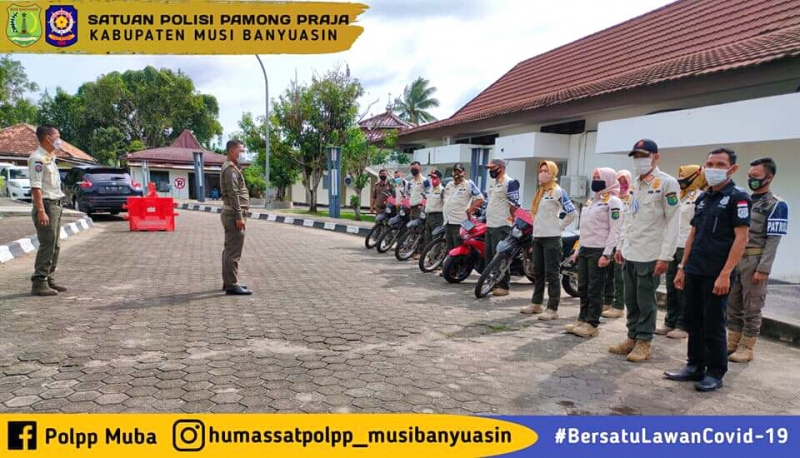 Satpol PP Muba Patroli Kamtib Linmas di Sejumlah Objek Wisata