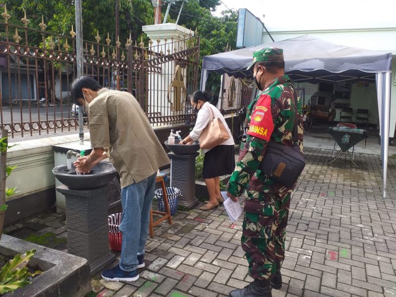 Gereja Tidak luput dari pemantauan dan Pengecekan AKB Oleh Babinsa