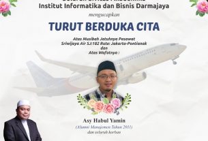 Musibah Jatuhnya Pesawat Sriwijaya Air SJ: 182, IIB Darmajaya Berduka