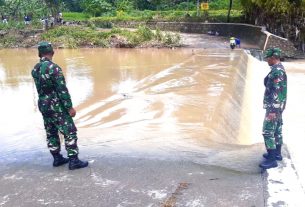 Curah Hujan Tinggi, Batiwanwil Nogosari Cek Kondisi Pleret.