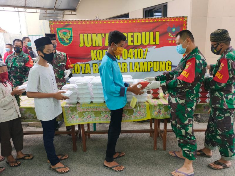 Ustad Masjuni Apresiasi Jum’at peduli Kodim 0410/KBL