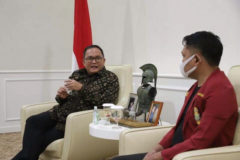 Sambangi Bupati Muba Pengurus DPD IM Muhammadiyah Sumsel Sampaikan Program