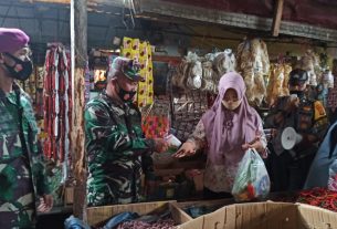 Babinsa jajaran Kodim 0410/KBL Terus melakukan himbauan