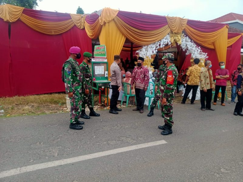 Satuan Tugas Penanganan Covid-19 Bandar Lampung Lokasi hajatan