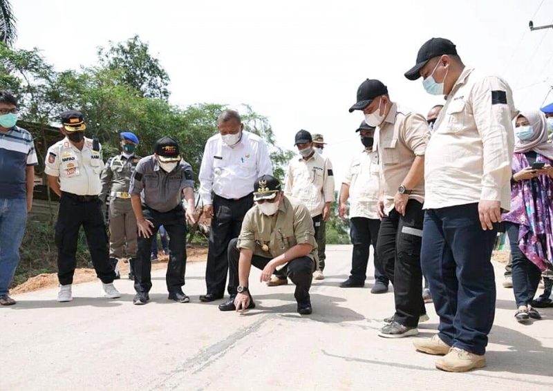 Jalan Desa Kualitas Tol Di Tungkal Jaya