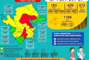 Update COVID-19 Muba: Bertambah 24 Kasus Sembuh, 8 Positif