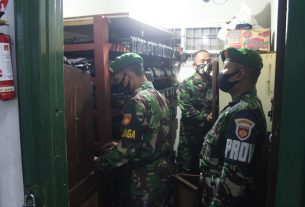 Pasi Intel Kodim 0728 Wonogiri Pimpin Pengecekan Gudang Senjata Dan Munisi