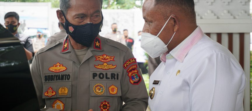 Bupati Lampung Selatan menerima kunjungan silaturahmi Wakil Wakapolda