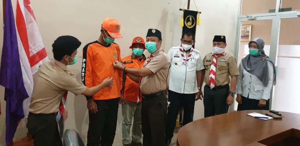 Emban Misi Kemanusiaan, Pramuka Lampung Kirim Relawan ke Lokasi Bencana Mamuju Sulawesi Barat