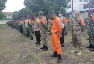 Pasiops Kodim 0410/KBL menghadiri apel gabungan