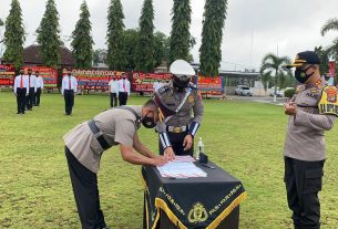 Jabatan Kabagops Polres Lampung Utara diserahterimakan