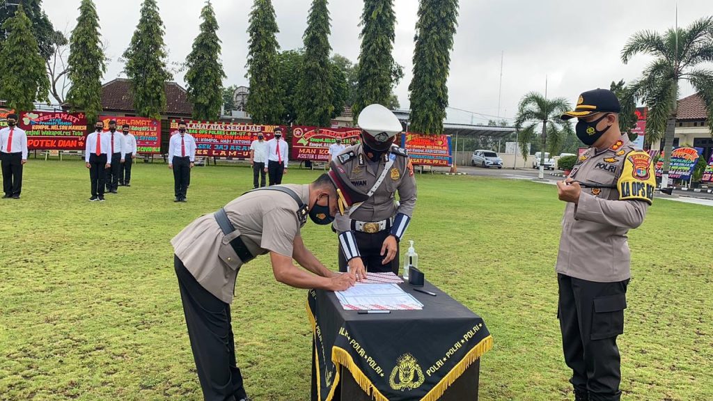 Jabatan Kabagops Polres Lampung Utara diserahterimakan