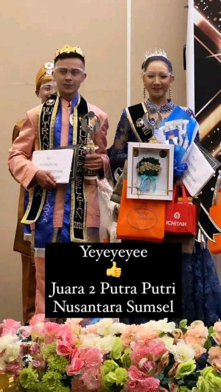 Gambo Muba Berjaya, Neni Novita Sari Jadi Runner Up di Ajang Putra Putri Nusantara Sumsel