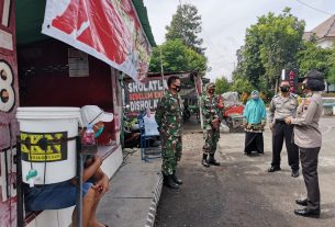 Polresta Surakarta Lakukan Pengecekan Kampung Siaga Covid 19 Kelurahan Sewu Jebres