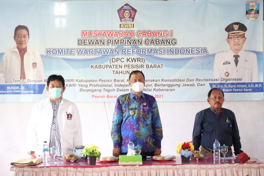 Ketua DPD Provinsi Lampung Hadiri Muscab Perdana KWRI Pesisir Barat