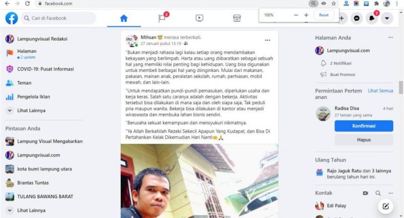 Screenshot Sematan Mihsan Me edukasi Renungan di malam Minggu