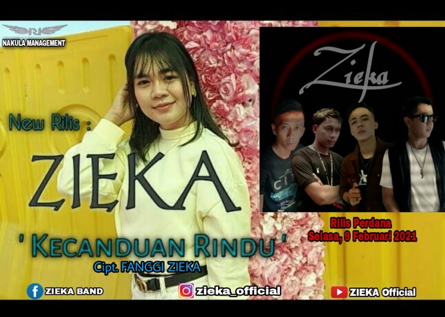 ZIEKA Group band kembali keluarkan single terbaru berjudul “KECANDUAN RINDU”