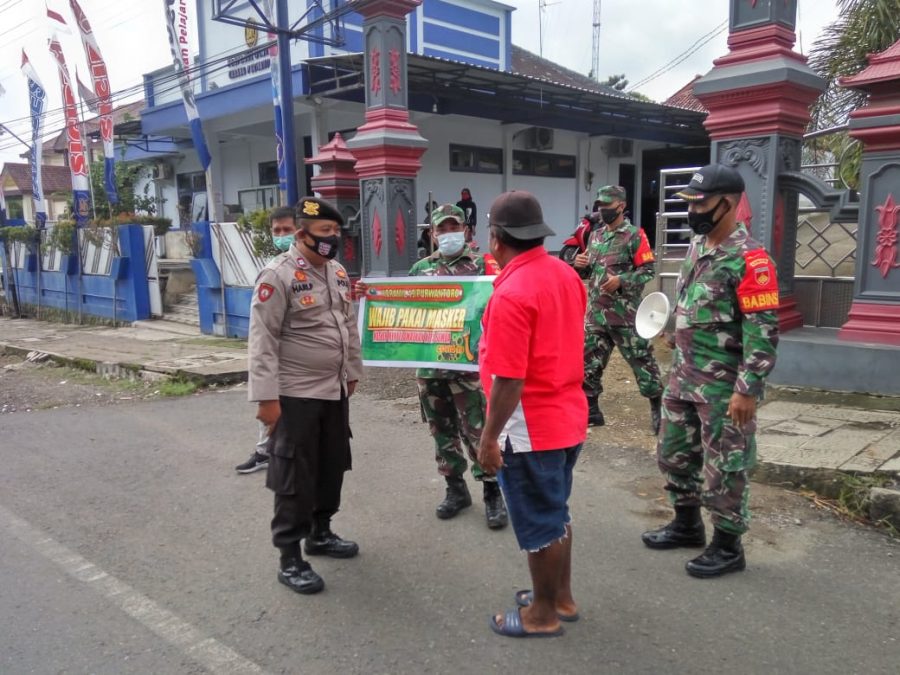 Danramil 19/Purwantoro : Maksimalkan Hasil, Anggota Koramil Selalu Bersinergi Dengan Instansi Terkait Gelar Gakplin Protkes