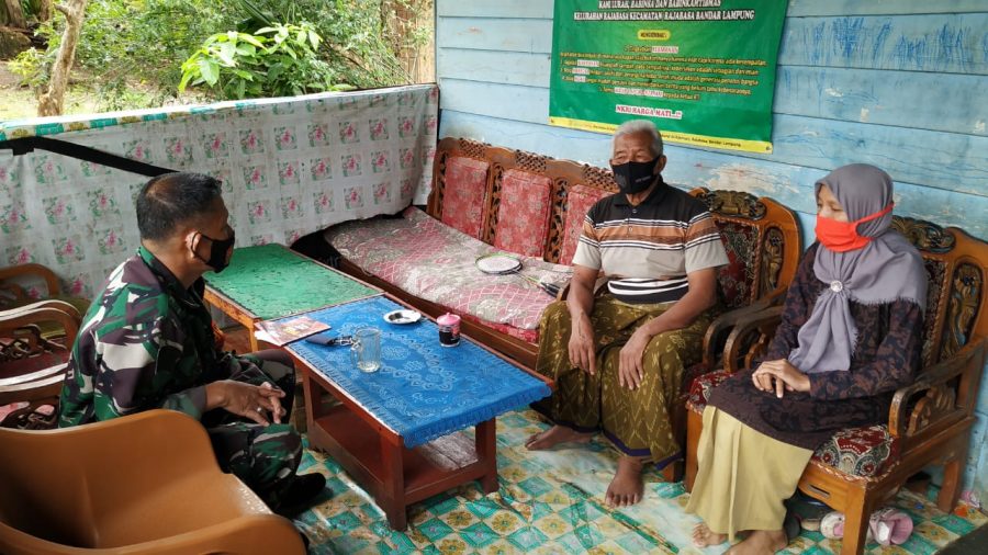 Melalui Program Komsos Peltu Mansyah silaturahmi kepada tokoh masyarakat