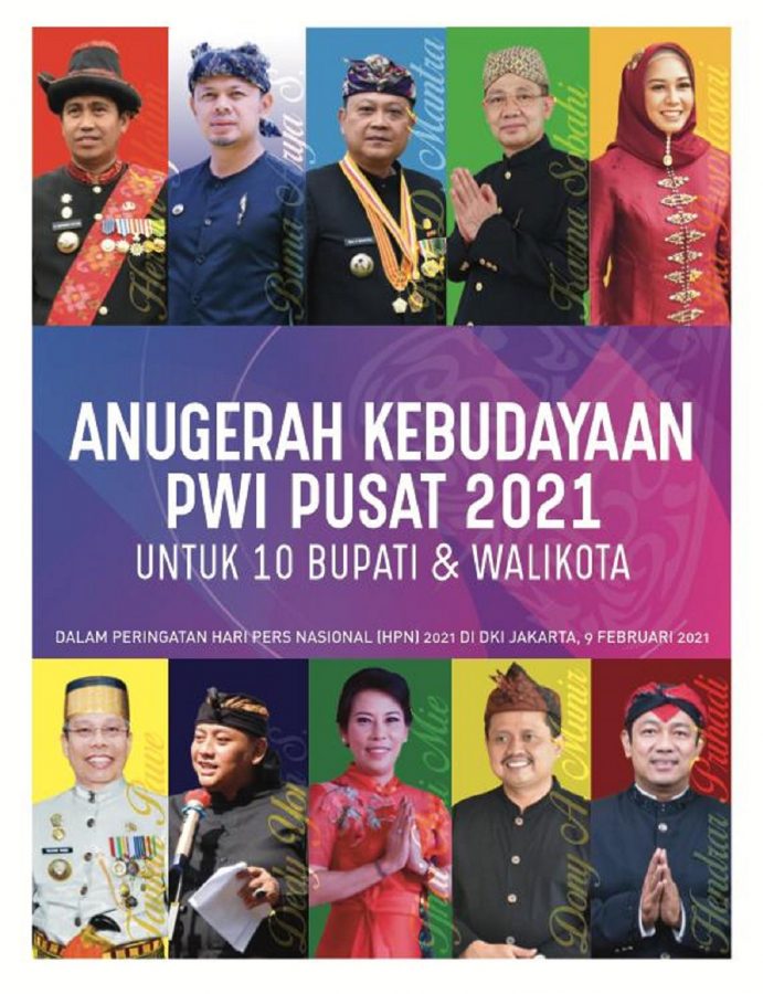 Strategi 10 Bupati Walikota Penerima Anugerah Kebudayaan PWI