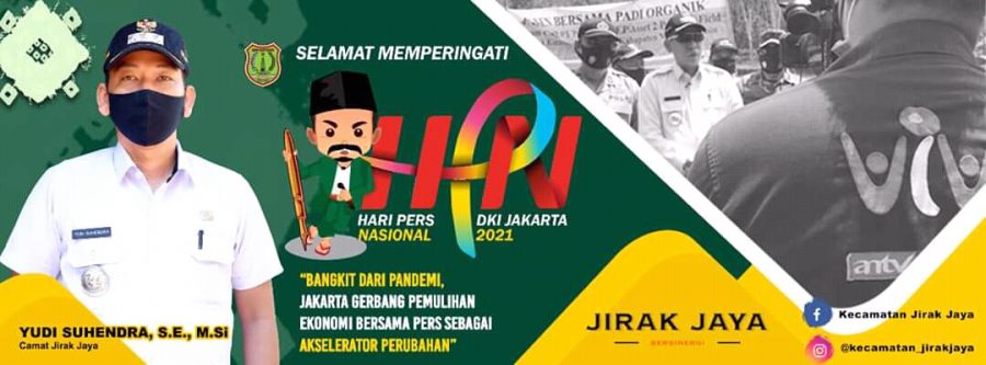 Pemerintah Kecamatan Jirak Jaya Mengucapkan Selamat Hari Pers Nasional