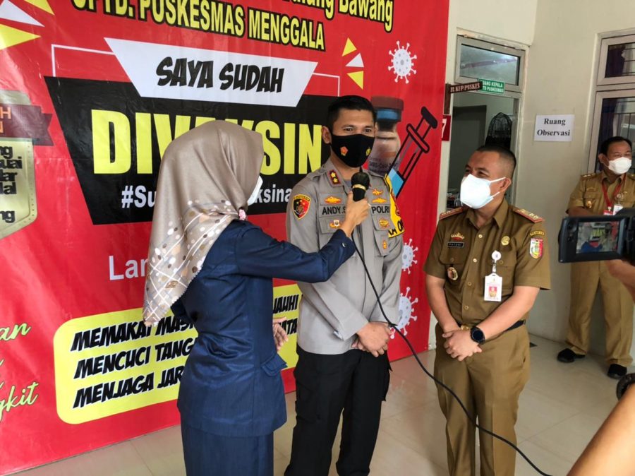 Usai Divaksin Tahap Dua, Kapolres Tulang Bawang Ceritakan Apa Yang Dialaminya Setelah Vaksinasi Pertama