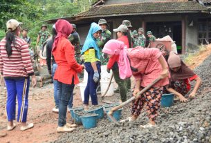 Kaum Hawa Warnai Pra TMMD Reguler 110 Kodim 0728/ Wonogiri