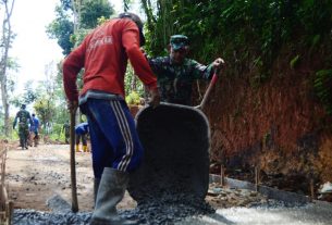 Memasuki Pekan Ke 2 Pra TMMD Reguler Ke-110 Kodim 0728/Wonogiri, Ini Yang Dilakukan TNI Bersama Warga