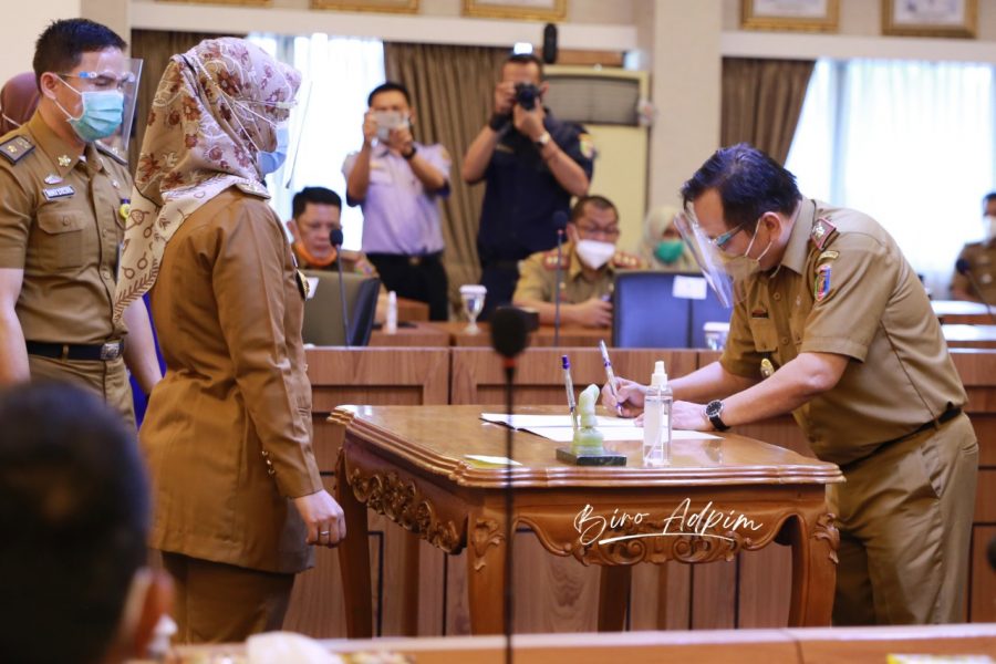 Pemprov Lampung Gelar Penandatanganan Perjanjian Kinerja Tahun 2021 Pejabat Pimpinan Tinggi di Lingkungan Pemerintah Provinsi Lampung