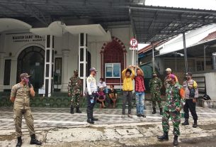 Gugus Tugas Penanganan Covid-19 Kota Bandar Lampung, melaksanakan patroli