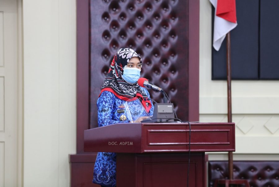 Wagub Chusnunia Serahkan Surat Pelaksana Harian Bupati/Walikota kepada 8 Sekda Kabupaten/Kota