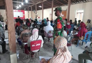 Warga Dua Desa Jadi Satu, Trik Batasi Pengumpulan Massa Dalam Penyaluran BST Kecamatan Ngadirojo