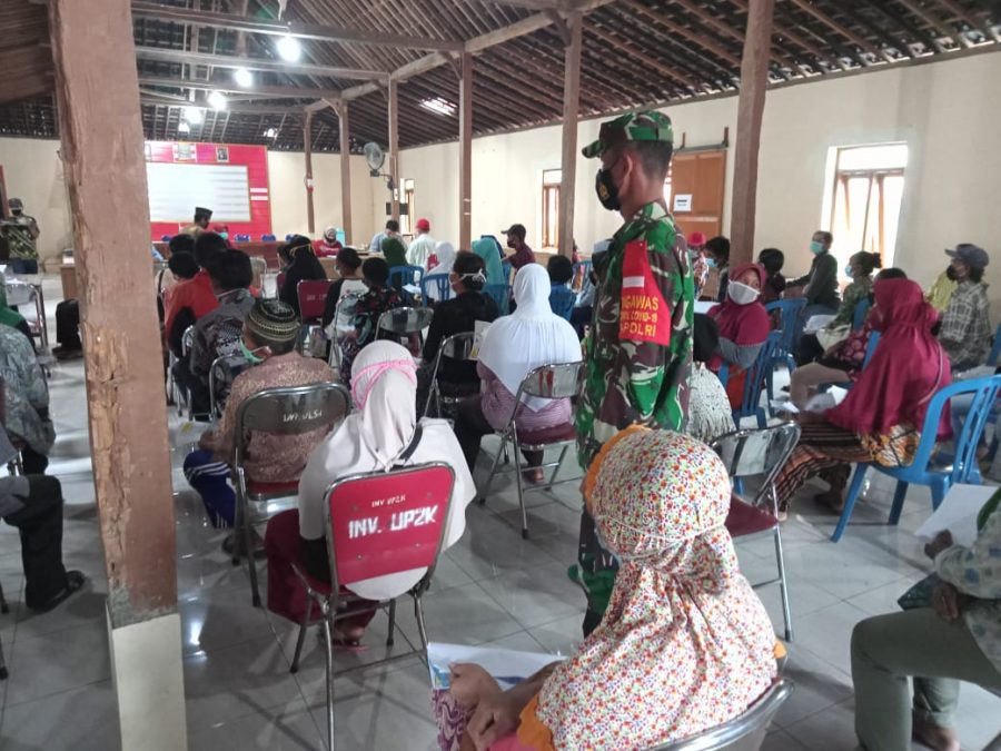 Warga Dua Desa Jadi Satu, Trik Batasi Pengumpulan Massa Dalam Penyaluran BST Kecamatan Ngadirojo