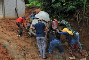 Begini Kunci Kelancaran Sasaran Fisik TMMD Reguler Ke 110 Kodim Wonogiri