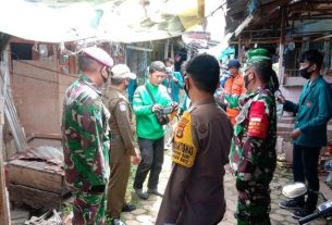 Serka Sugeng menyambangi pasar Koga Bandar Lampung