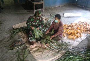 TMMD 110 Bojonegoro, Pengerjaan Jalan Poros Ngrancang Terus Dilakukan