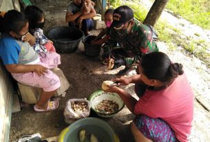 Agar Tepat Sasaran, Personel TMMD 110 Kodim Bojonegoro Kordinasi Dengan Kartar