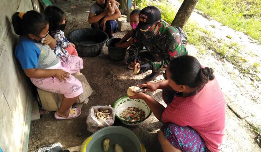 Agar Tepat Sasaran, Personel TMMD 110 Kodim Bojonegoro Kordinasi Dengan Kartar