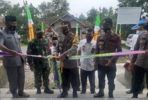 Polres Tanggamus Launching Kampung Tangguh Nusantara