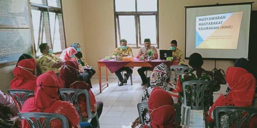 Serka Bambang menghadiri kegiatan Musyawarah Masyarakat Kelurahan