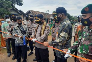 Kampung Tangguh Nusantara Desa Ratu Abung di Resmikan Polres Lampung Utara