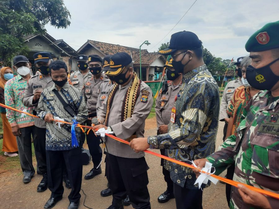 Kampung Tangguh Nusantara Desa Ratu Abung di Resmikan Polres Lampung Utara