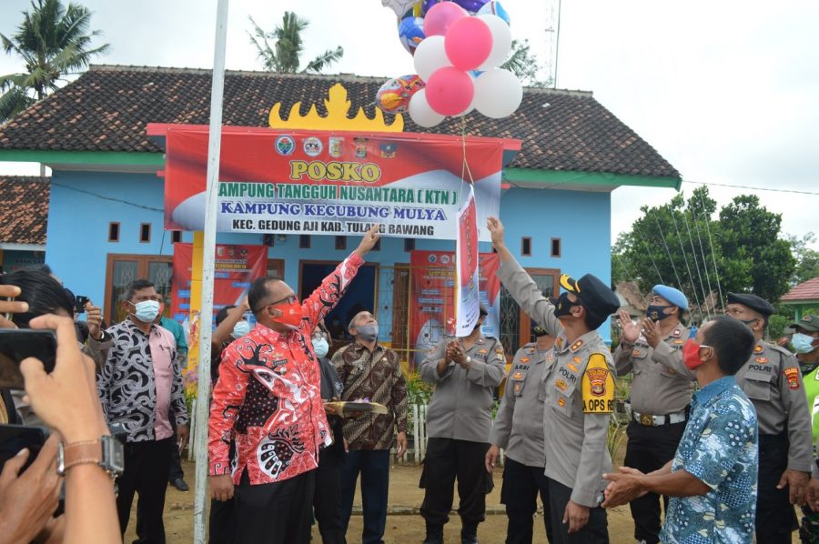 Kapolres Tulang Bawang Resmikan Tiga KTN Dalam Sehari, Berikut Lokasinya