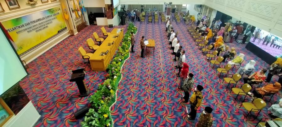 Pemprov Lampung Gelar Gladi Pelantikan 7 Kepala Daerah